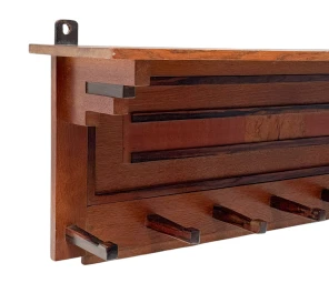 Two Art Deco Modernist Coat Racks by P.E.L. Izeren for De Genneper Molen